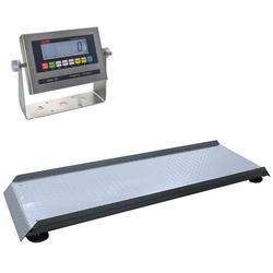 LP Scale LP7628C-3084-1000 Mild Steel 84 x 30 inch LCD Live Stock Scale 1000 x 0.2 lb