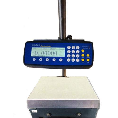 Setra 4091651NB Super II Checkweigher Scale Includes Backlight  and Battery Option 27 lb x 0.0005 lb