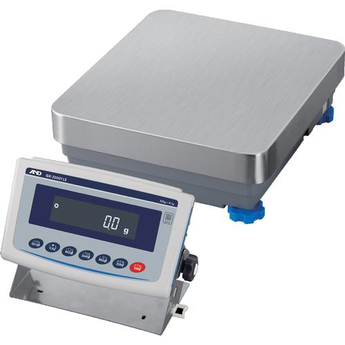 AND Weighing GX-102000LS Apollo 15.2 x 13.5 inch High-Capacity IP65 Balance with Internal Calibration 102 kg x 1 g