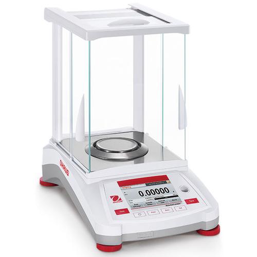 Ohaus AX125D Adventurer AX Analytical Balance (30852314) with Internal Calibration 82 g x 0.01 mg and 120 g x 0.1 mg 