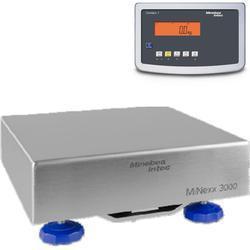 Minebea MiNexx 3000 Combics NP3AS-1CC-L-CAIS1-UV1 Stainless Steel  7.9 x 7.9  Scale -  3 x 0.0001 lb