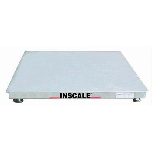 Inscale 44-10-S Stainless Steel Floor Scale, 4 x 4, 10000 x 2 lb