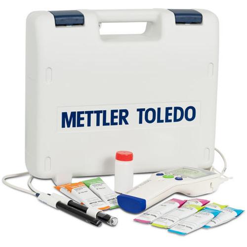 Mettler Toledo® SG23-FK5-Kit SevenGo Duo pH/ion/conductivity meter (IP67)  with InLab Expert Go-5m-ISM,InLab 738-ISM and case 0 to 14 pH