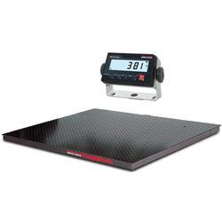 Rice Lake 219280 Roughdeck Floor Scale 4 x 4 Legal for Trade with 381 AA Indicator - 10000 x 2 lb