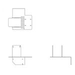 Rice Lake 198708 Installation Kit,iDim XL Plus hardware and cable assembly kit