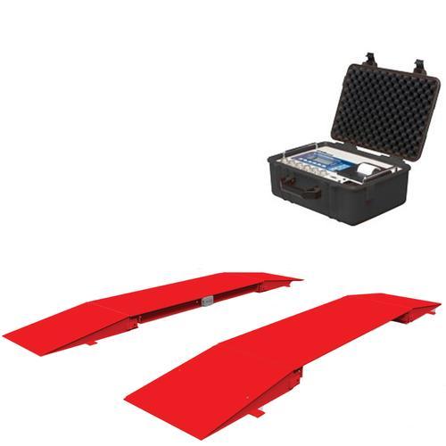 CAS RW-X200-120-PAK Portable Axle Weighers, 120 x 30 inch Package with 4 x Ramps and Indicator