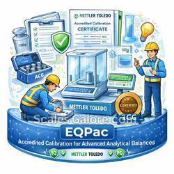 Mettler Toledo B99504110108 on-site installation EQPac Balance with Accredited ACC for XPR Precision Balances