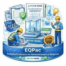 Mettler Toledo B99504130126 on-site installation EQPac Balance with Accredited ACC for Excellence XSR Precision Balances