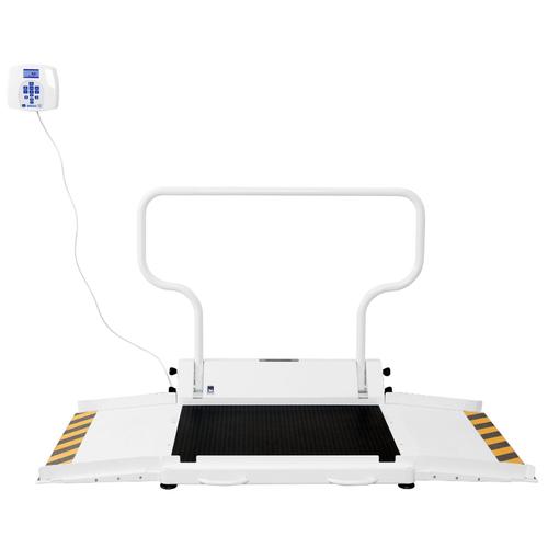 HealthOMeter 2622KL ADA-Compliant Digital Wheelchair and Stand-On Scale Dual Ramp Scale, 1000 x 0.2 lb