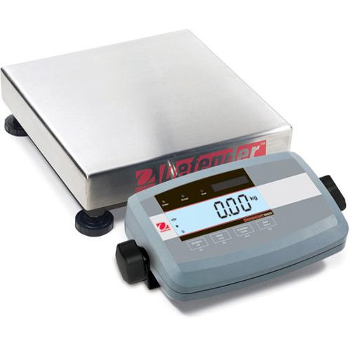 Ohaus D51P25QR5 Defender 5000 Low Profile Legal for Trade Scales Square, 50lb X 0.005lb