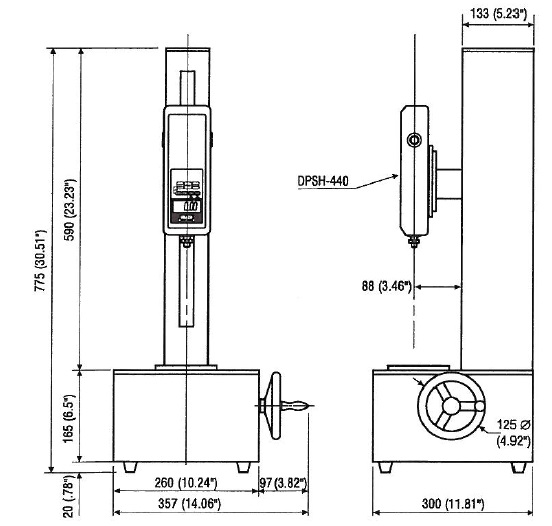 HV-300 dims