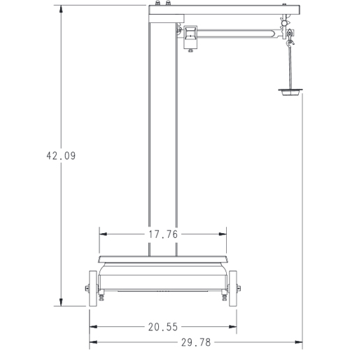 RL1200 Mechanical Portable Beam Scale