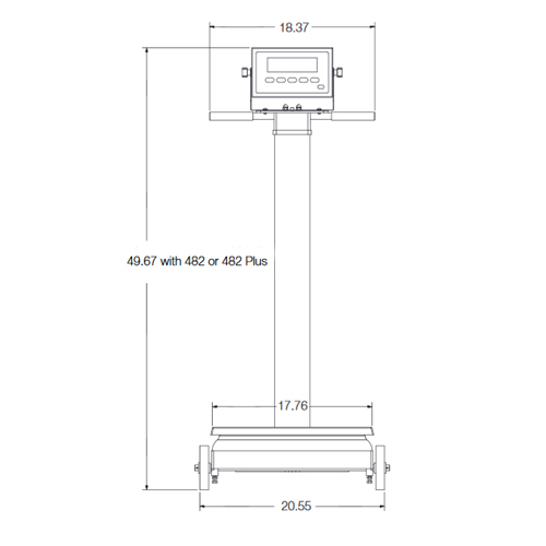 RL1200 Mechanical Portable Beam Scale